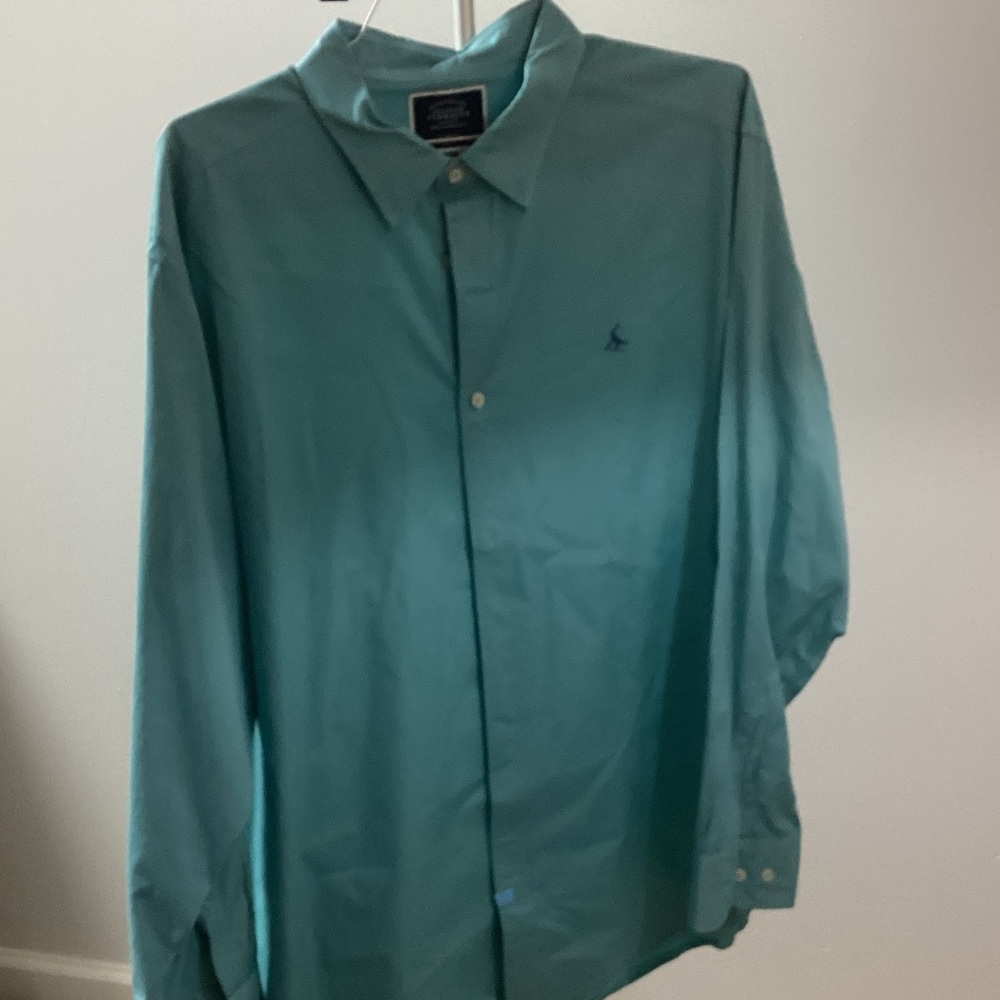 Charles Tyrwhitt Men's Teal Button Down Shirt